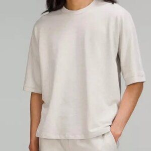 Lululemon Lab French Terry Short Sleeve Pullover Light Green Size Medium